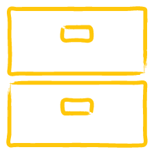 files records yellow icon